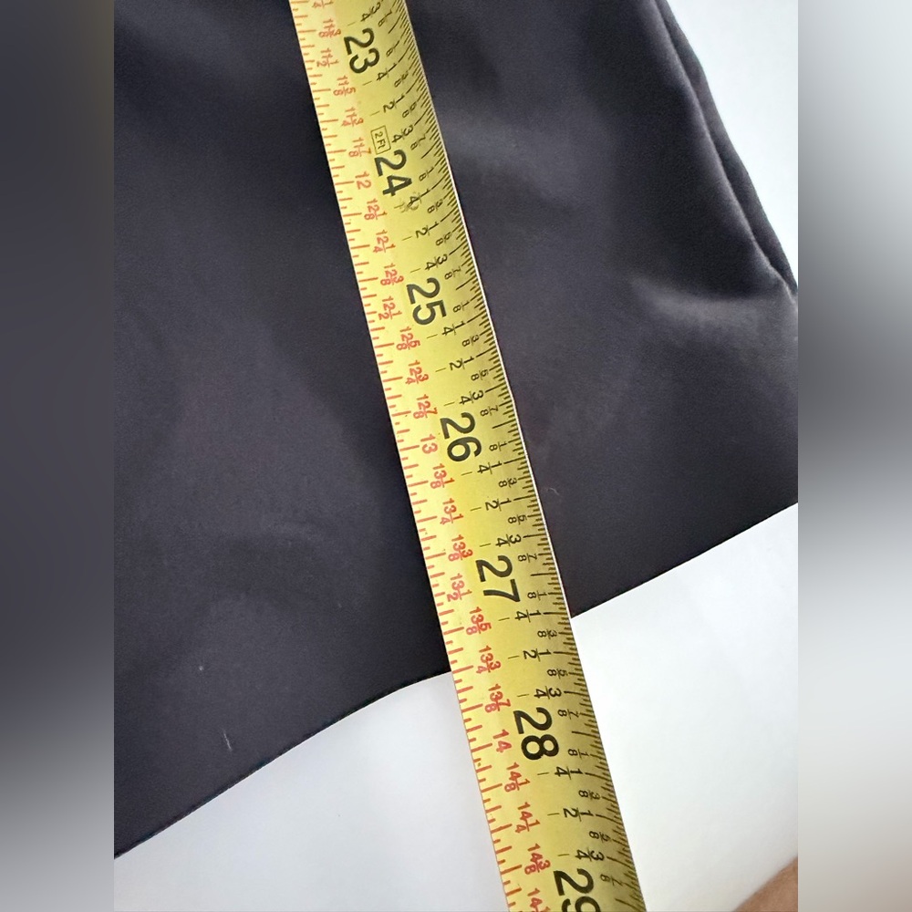 Athleta Brooklyn Mid Rise Pants Black elastic waist lightweight Size 14 - Picture 6 of 7